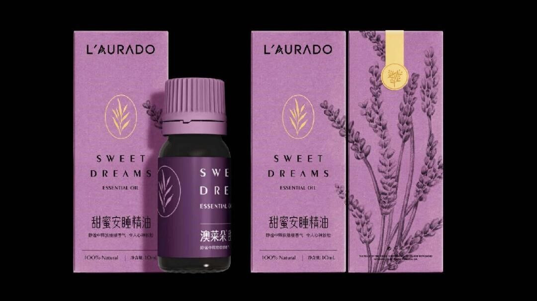 Morning, noon and night four-piece essential oil card box